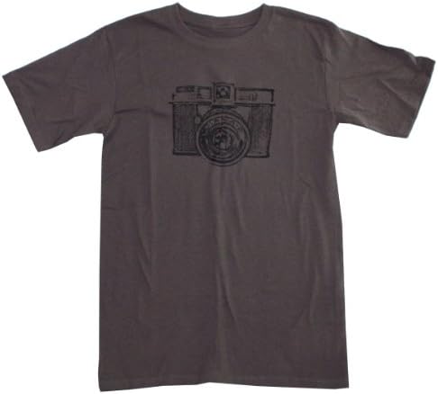 Happy Family Retro Camera Mens T-Shirt (XX-Large, Charcoal)