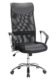 High Back Cow Top Screen Back Leather Office Desk Chair