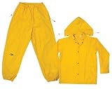 CLC Rain Wear R102X Yellow Polyester 3-Piece Rain Suit - XLarge