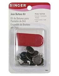 Singer Jean Buttons Kit, 8 Set with Tool