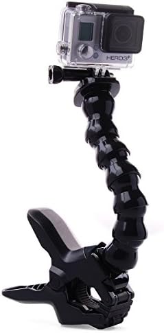 Blueskysea Free Gift + 7 joint Adjustable Gooseneck Arm Handle Monopod + Jaws Flex Clamp Mount for Gopro Hero 1 2 3 3+ Camera OS176