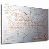 Kitchen & Housewares : London Underground Tube Map Mirror