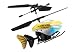 Flying Fish Remote Control RC Small Mini Micro Helicopter Toy with Bright LED Lights & Easy to Fly (Colors Vary)
