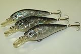 3 Set L3Y Silver Shad Custom Lures - Plugs Crankbaits Bass Fishing Set L3Y