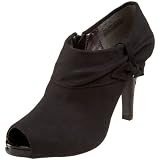 Rampage Womens Halston Peep Toe Bootie