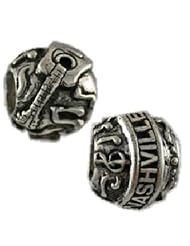 Sterling Silver Reller Nashville TN Guitar Bead Charm 13273