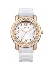 Lipsy LP184 Ladies White Silicone Strap Watch