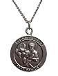 Patron Of Bankers Saint Matthew Pewter Necklace