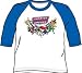 Search : Justice League HERE THEY COME Adult White/Royal Baseball T-shirt Tee Shirt