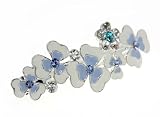 Light Blue Flower Epi Hair Barrette