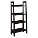 Ameriwood Mission Shaker Ladder Bookcase in Espresso