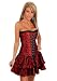 Red Lace Corset Dress