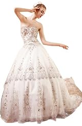 Crystal Applique Beaded Lace Crystals Chiffon/Taffeta/Tulle  Dress