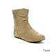 RADIANT TASTEFUL Women's New Fashion Casual Plain Shoe Hot Flat Heel Ankle Boots