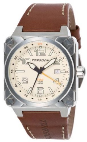 Torgoen Swiss Men's T26103 T26 GMT Stainless-Steel Aviation Watch