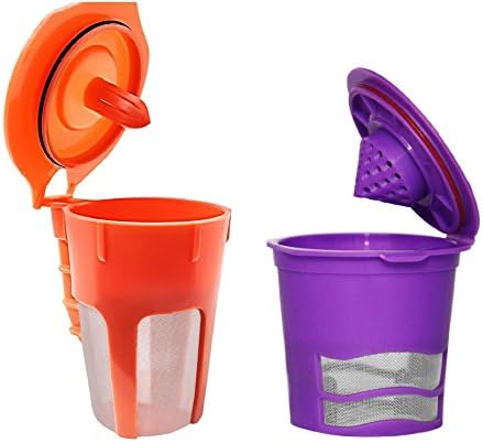 Fill N Save 2 Piece [Starter Pack] Reusable K Cup and Carafe Coffee Filter for the Keurig 2.0, K200, K300, K400, K500 Series of Machines