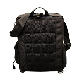 CaseCrown Convertible Notebook Backpack/Messenger Bag with Multi Pockets for Samsung N120-12GBK 10.1-Inch Black Netbook - 6 Cell Battery