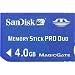 MEMORY STICK PRO DUO, 4GB (SDMSPD4096A11) Image