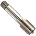 Dormer E547 High-Speed Steel Pipe Tap Set, BSPP, Uncoated (Bright) Finish, Round Shank with Square End, 2-Piece (1 Plug and 1 Bottoming Chamfer)