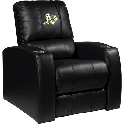 Home Theater Recliner with MLB Logo Panel Team: Oakland Athletics Secondary