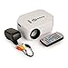 Syhonic I1 Portable HD Multimedia Mini Home Theater Cinema LCD LED Video HDMI Micro Projector for iPhone Galaxy Laptop Mac (White)