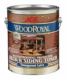 ACE PAINT DIVISION 167M111-8 WOOD ROYAL EXTERIOR 100% ACRYLIC LATEX WATERPROOFING DECK AND SIDING TONER - 5 GALLON CEDAR