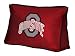 Ohio State Buckeyes Sideline Wedge Pillow (23x16) NCAA