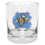 North Carolina Tarheels 11 oz. Double Rocks Glass