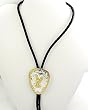 German Silver Eagle Bolo Tie