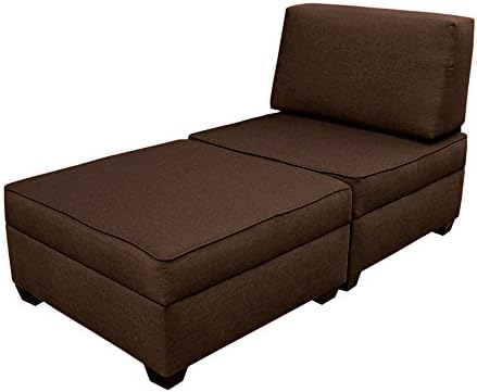 duobed Convertible Chaise Lounge-to-Bed, Espresso
