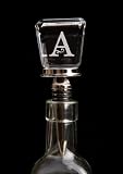 Monogram Glass Wine Stopper - A