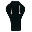 Black Velvet Earring Display Jewelry Showcase Stand
