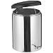Witt 2240SS Stainless Steel Step On Metal Biohazard Waste Container, 4gal Capacity, 11-1/2" Diameter x 16" Height,