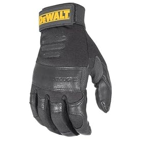 Dewalt DPG25L Goat Skin Vibration Reducing Multi-Padded Performance Work Glove, Large by DeWALT