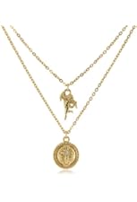 The Vatican Library Collection Delicate Inspirations Angel and Cross Necklace