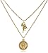 The Vatican Library Collection Delicate Inspirations Angel and Cross Necklace