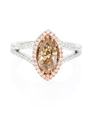 Diamond 18k Two Tone Gold Ring