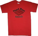 Third Base Coach Baseball Funny T-shirt Red