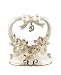 Hortense B. Hewitt Wedding Accessories, Cake Top, Porcelain, 50th Anniversary, 4.5-Inches Tall