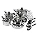 Everyday Kitchen 15-pc. Stainless Steel Cookware Set  : image