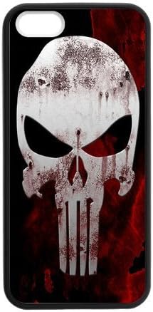 Punisher Skull Iphone 5 or 5s TPU (Laser Technology) Case, Cell Phone Cover