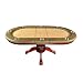 Riviera Leaf Poker Dining Table