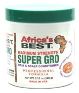 Africa's Best Super Gro Maximum Hair & Scalp Conditioner 5.25 oz.