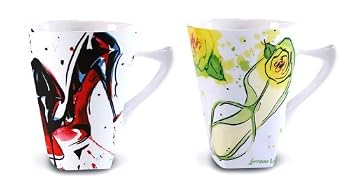 Set of 2 - Coffee Mugs - Just the Right Shoe