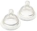 Playtex Drop-Ins NaturaLatch Silicone Nipple - Slow Flow - 2 Pack