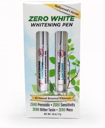 Zero White, Teeth Whitening Pen, By Whitening Lightening 2 Pak ($158.00 Value)
