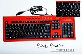 Alphabetical Hunt 'n Peck Keyboard with instant messaging abbreviations