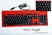 Alphabetical Hunt 'n Peck Keyboard with instant messaging abbreviations