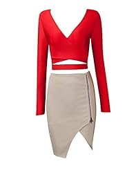 Cocktail Long Sleeves Fitted Wrap Nylon/Rayon/Spandex Bandage Dress/Bodycon Dress/Club Dress/Evening Dress/Party Dress 