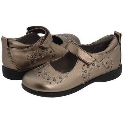 Jumping Jacks Shawna Mary Jane (Toddle/Little Kid/Big Kid),Pewter Leather,10.5 M US Little Kid